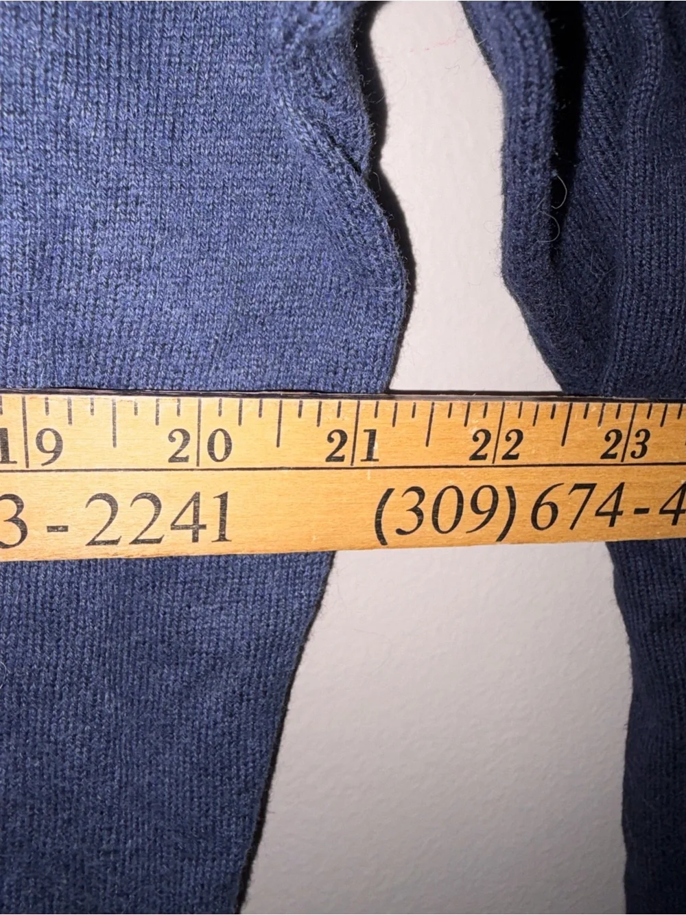 J. Crew Men's Two-Tone Blue Crewneck Sweater